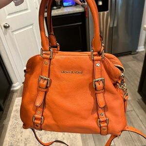 Orange Michael Kors purse